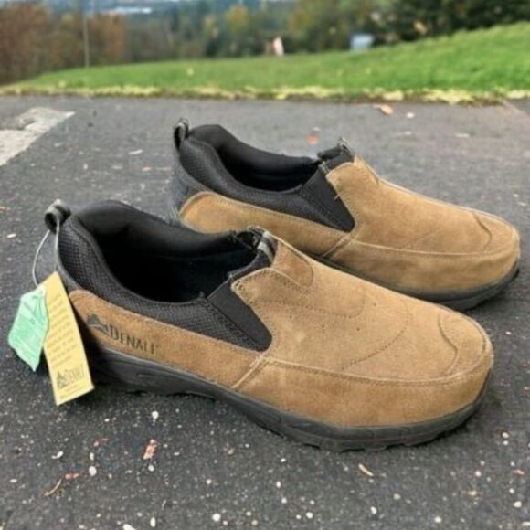 Denali Aleutian Brown Outdoor Slip On Trail Shoes Size 8 - Picture 1 of 13